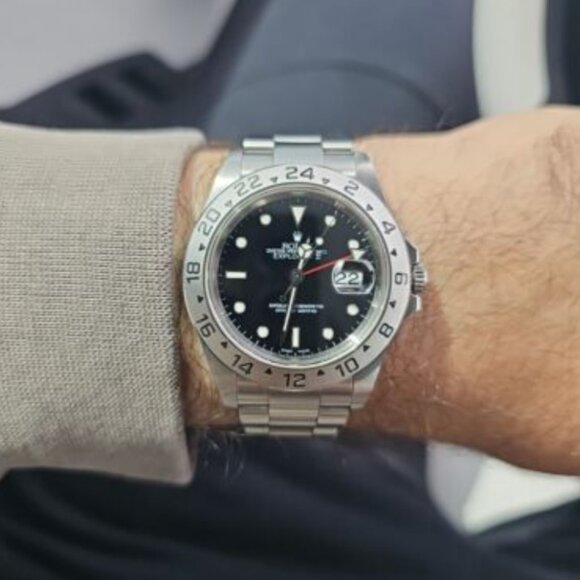 Sale! Rolex Men's Black Explorer Oyster Watch